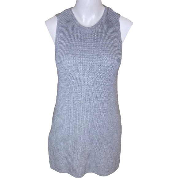 Loft Sleeveless Sweater Gray Tank Size XS - Picture 2 of 10